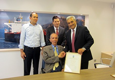 Aegean Bulk Co Inc.,  becomes the first shipping company  to obtain an ISO-50001 certificate by Det Norske Veritas (DNV) Greece